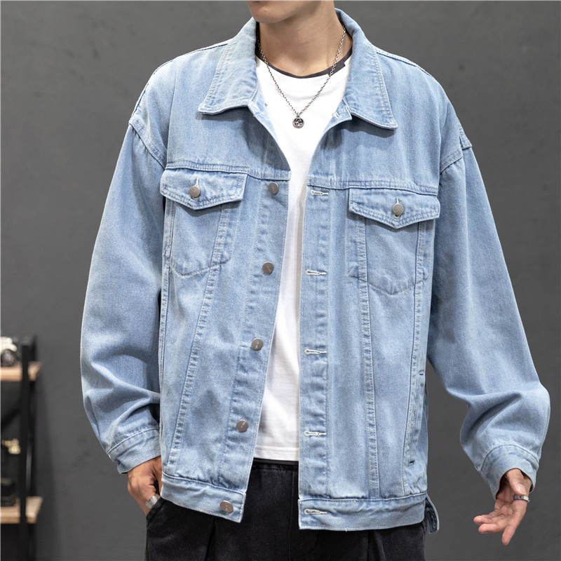 Mens Fashion Denim Jacket - New Denim Jacket uomo Vintage Jean