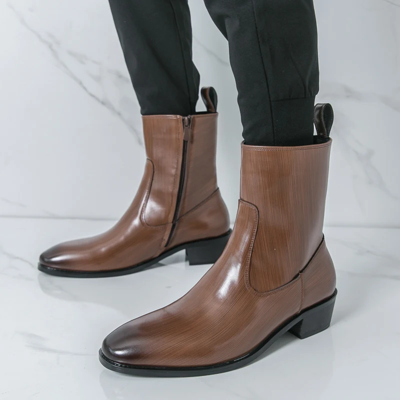 Fashion Men'S Boots - Stivaletti classici comodi Botas Stivaletti Chelsea
