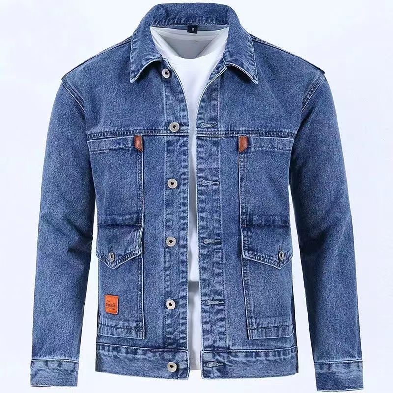 Mens Fashion Denim Jacket - 2023 primavera e autunno nuova tendenza