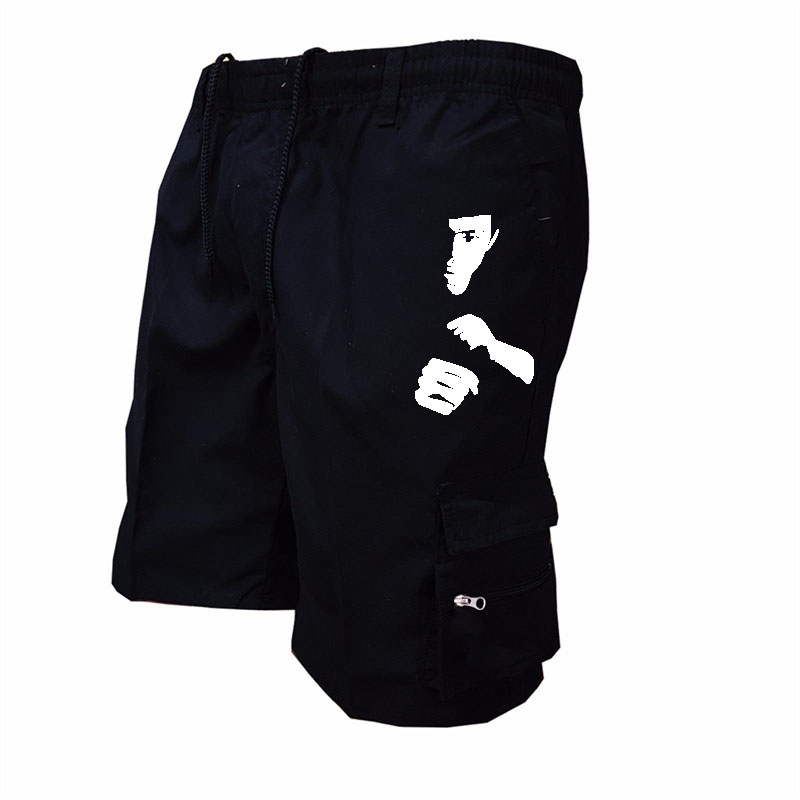 Mens Fashion Cargo Pants - Pantaloncini da lavoro con stampa alla
