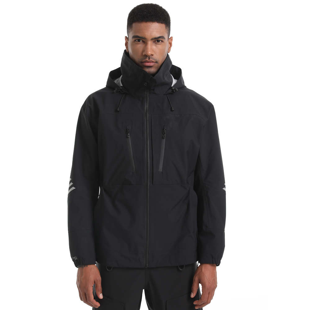 Men Fashion King - Giacca sportiva impermeabile da uomo, Pesca,