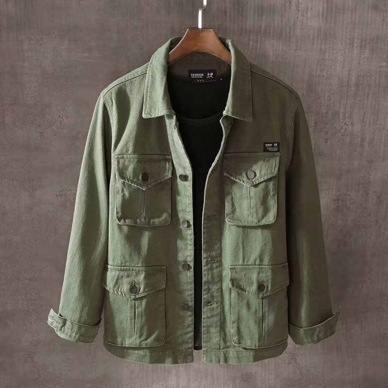 Mens Fashion Denim Jacket - Primavera e autunno nuova moda uomo