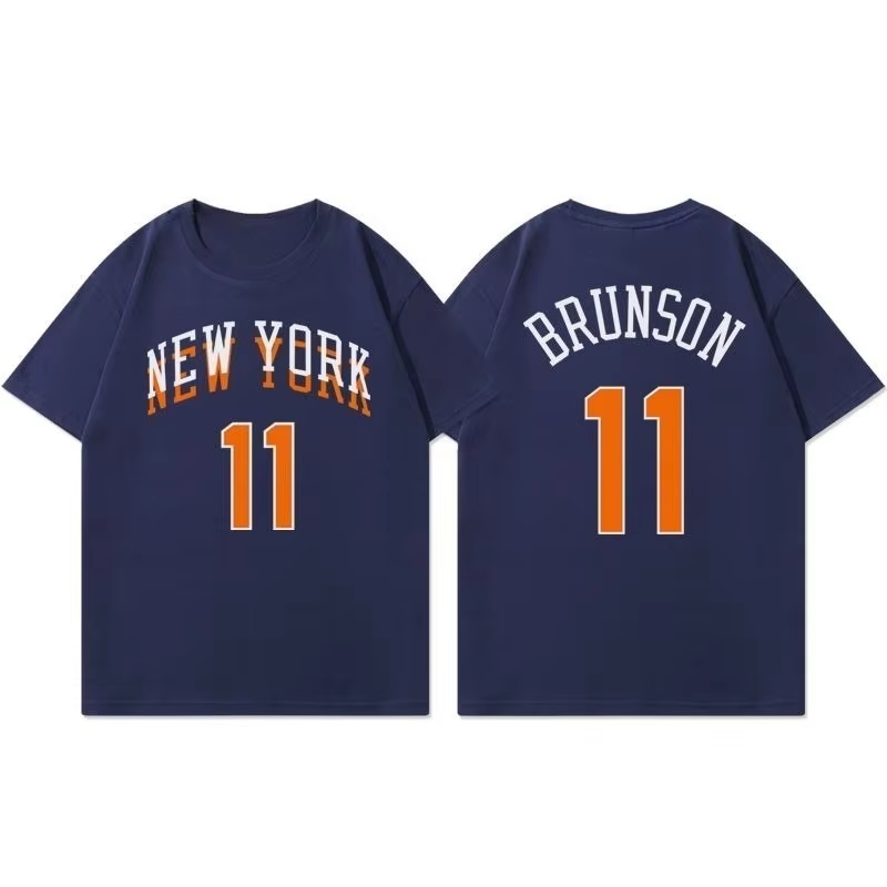 Men'S Fashion New York - Maglia T-shirt Jalen Brunson 11 della