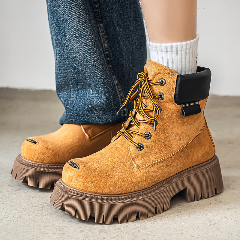 Fashion Men'S Boots - Stivali Classici Alti da Uomo in