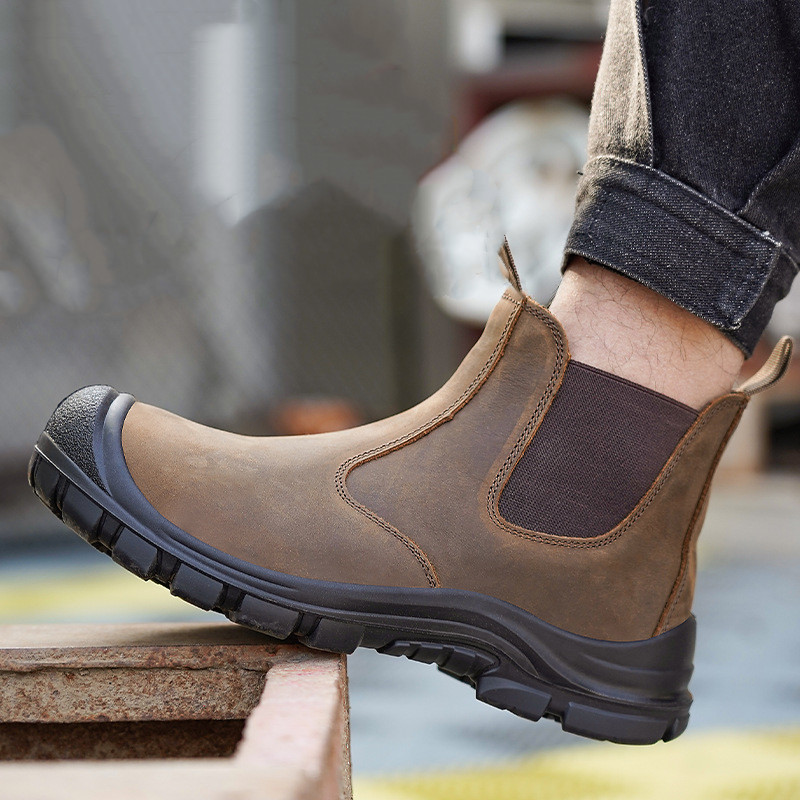 Fashion Men'S Boots - Copri punta in acciaio moda uomo
