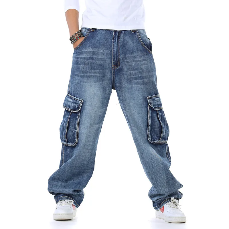 Men'S Fashion For Fat Guys - Jeans larghi da uomo Primavera e