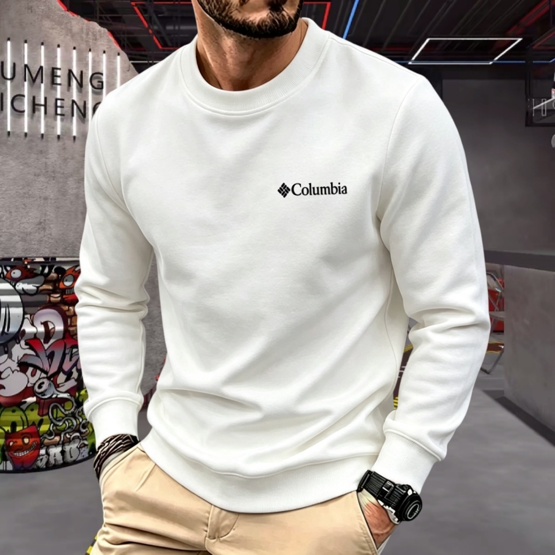 Men'S Tops Fashion - Polo a maniche lunghe da uomo