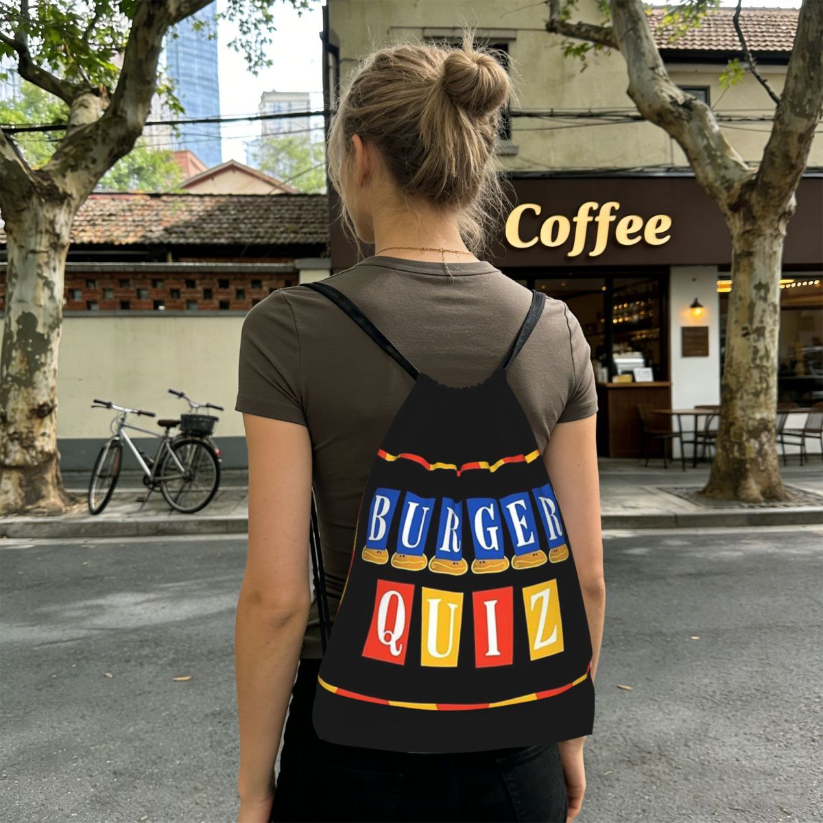 Men'S Fashion Quiz - Burger Quiz Nuovi Zaini con Logo,