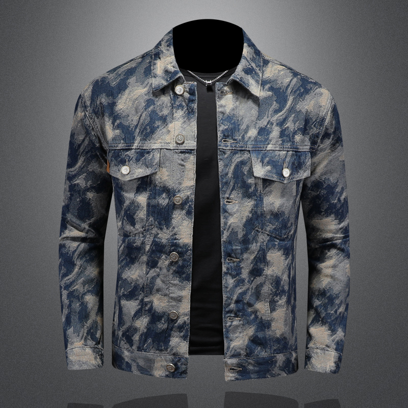 Mens Fashion Denim Jacket - 2025 Giacca di jeans vintage primaverile