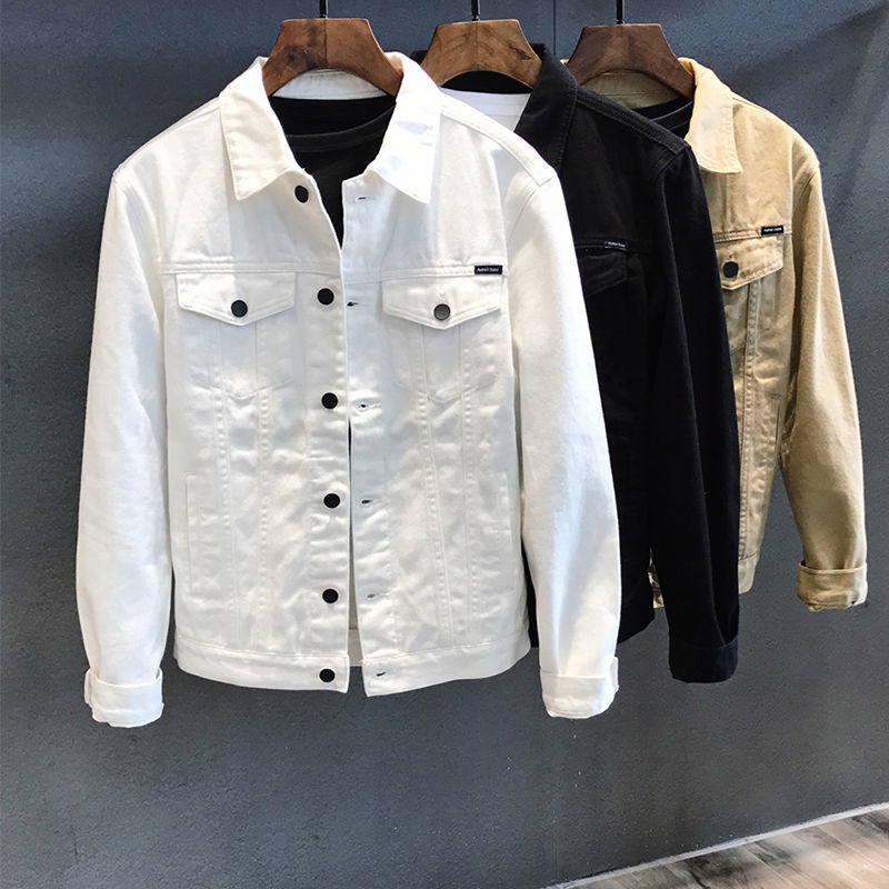 Mens Fashion Denim Jacket - Giacca di jeans da uomo primavera