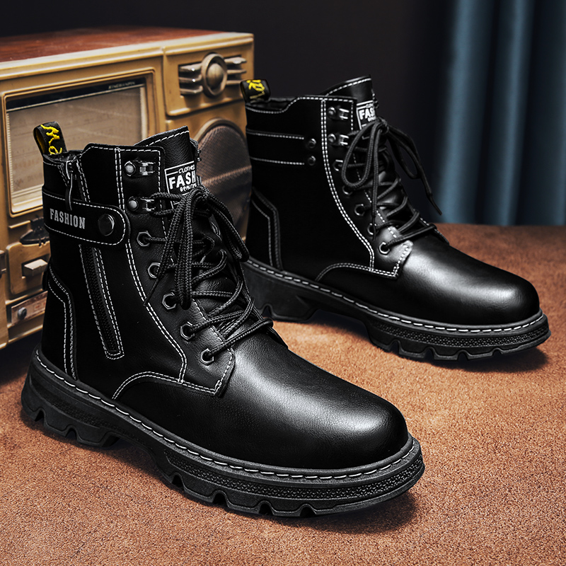 Mens Fashion Combat Boots - Scarpe da Uomo alla Moda, Stivali