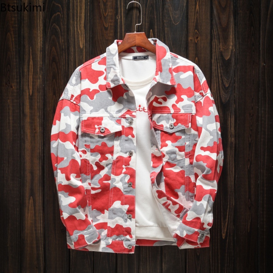 Mens Fashion Denim Jacket - Primavera Autunno Moda uomo Giacche di