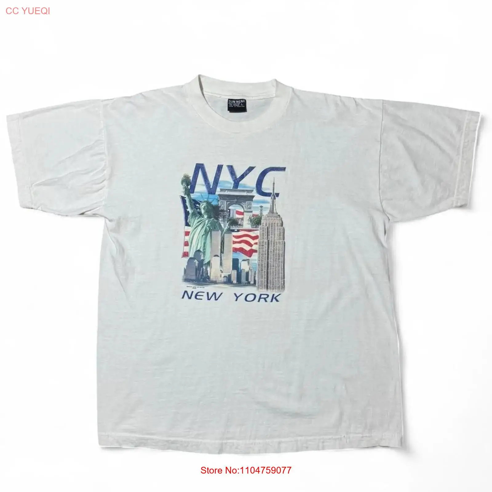 Men'S Fashion New York - T-shirt vintage Y2K souvenir New York