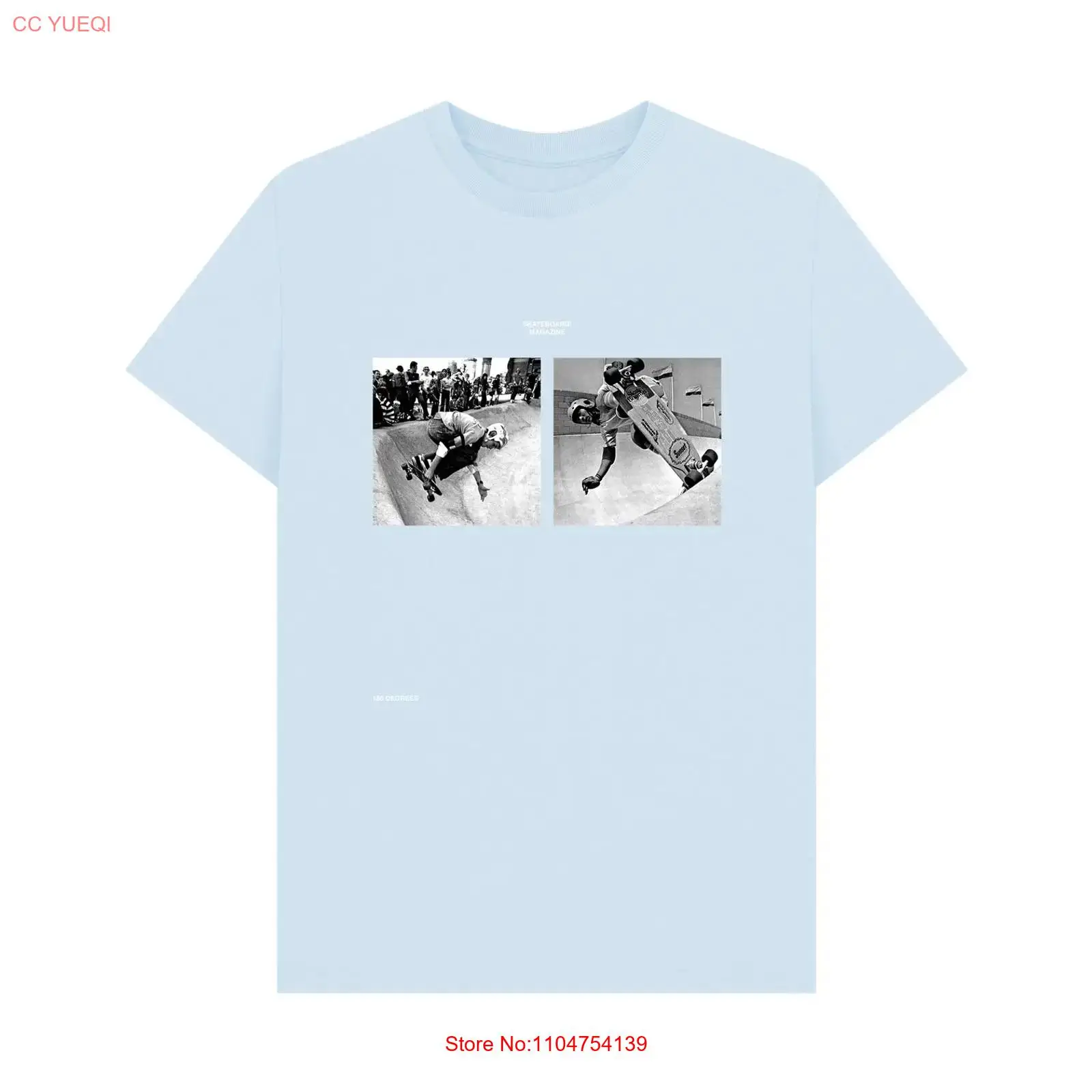 Mens Fashion Magazines - T-Shirt Ufficiale Premium Skateboard Magazine 180