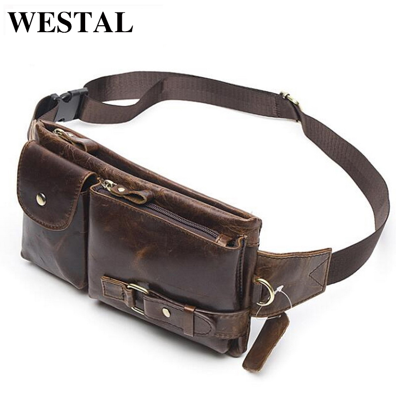 Leather Belt Braided - WESTAL Marsupi in vera pelle Marsupi