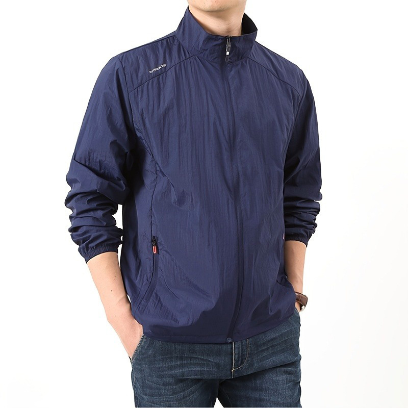 Men Fashion King - Giacca Leggera da Uomo Estiva con