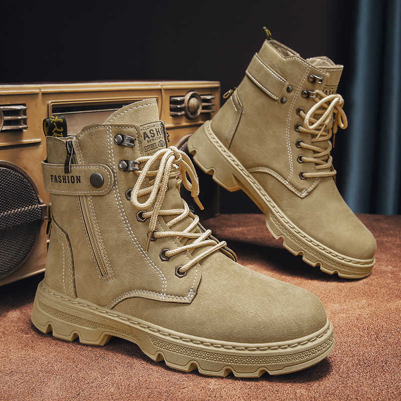 Mens Fashion Combat Boots - Scarpe da Uomo alla Moda, Stivali