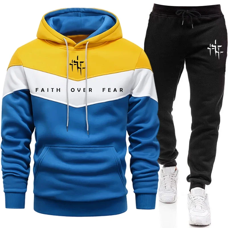 Tuta da Uomo 'Faith Over Fear' - Men'S Fashion Outfits recensione e prezzo