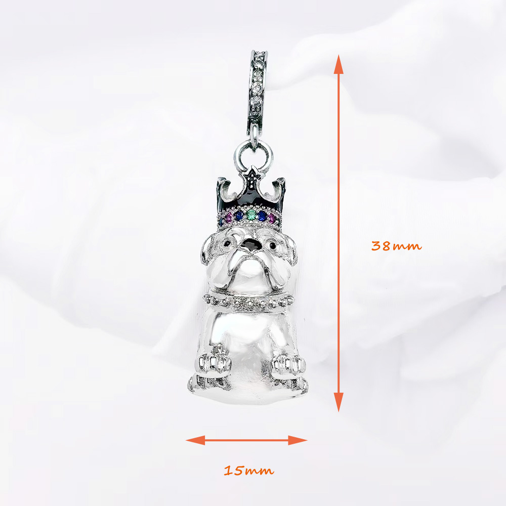 Bulldog alla moda con ciondolo - Men Fashion King recensione e prezzo
