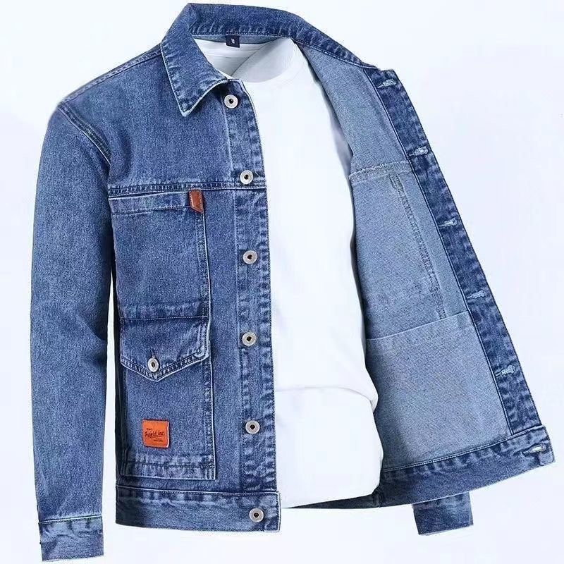2023 primavera e autunno nuova - Mens Fashion Denim Jacket recensione e prezzo