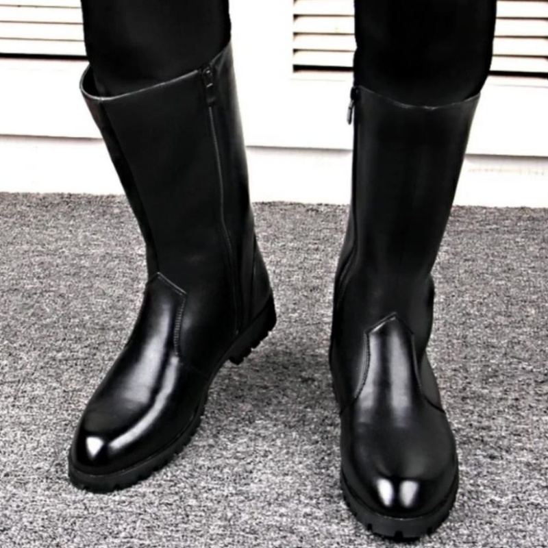 Stivali da moto in vera pelle  - Mens Fashion Combat Boots recensione e prezzo