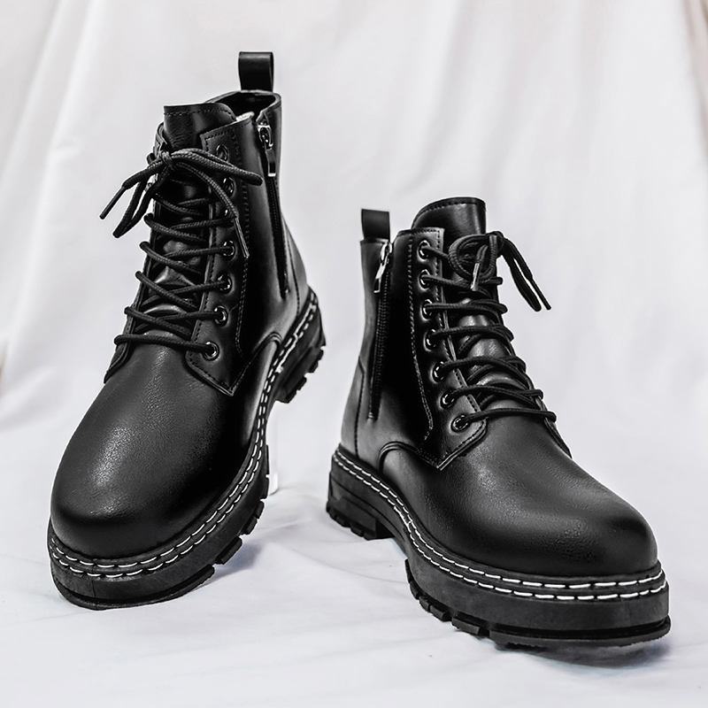 Stivali da moto da uomo in pel - Fashion Men'S Boots recensione e prezzo