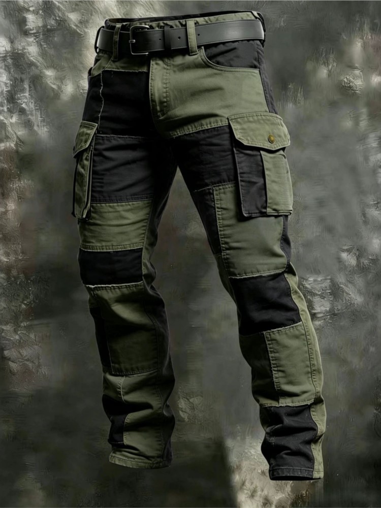 Pantaloni Cargo in Cotone per  - Mens Fashion Cargo Pants recensione e prezzo