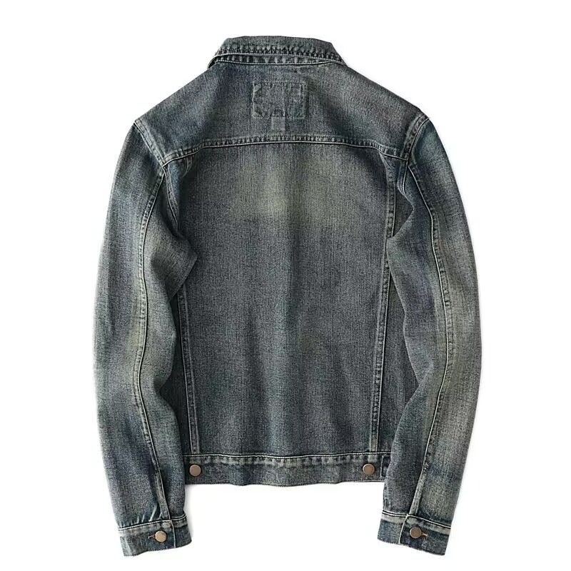 Autunno e primavera nuova moda - Mens Fashion Denim Jacket recensione e prezzo