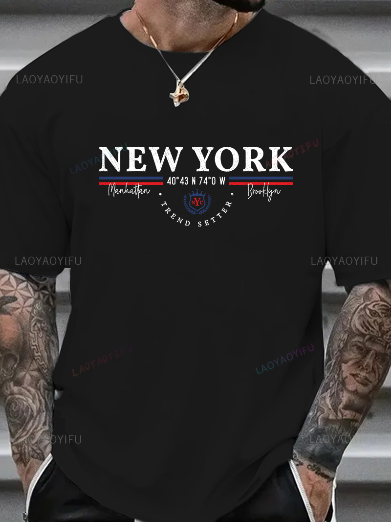 T-shirt grafica con lettera Ne - Men'S Fashion New York recensione e prezzo