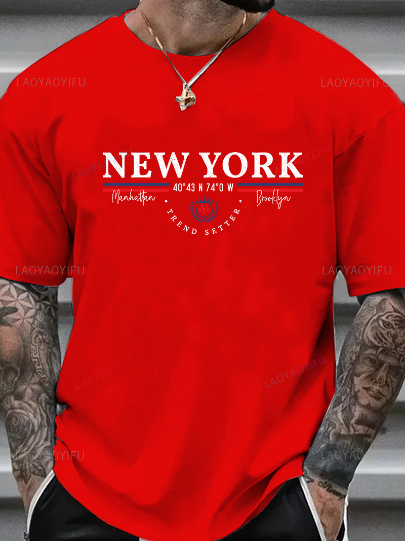T-shirt grafica con lettera Ne - Men'S Fashion New York recensione e prezzo