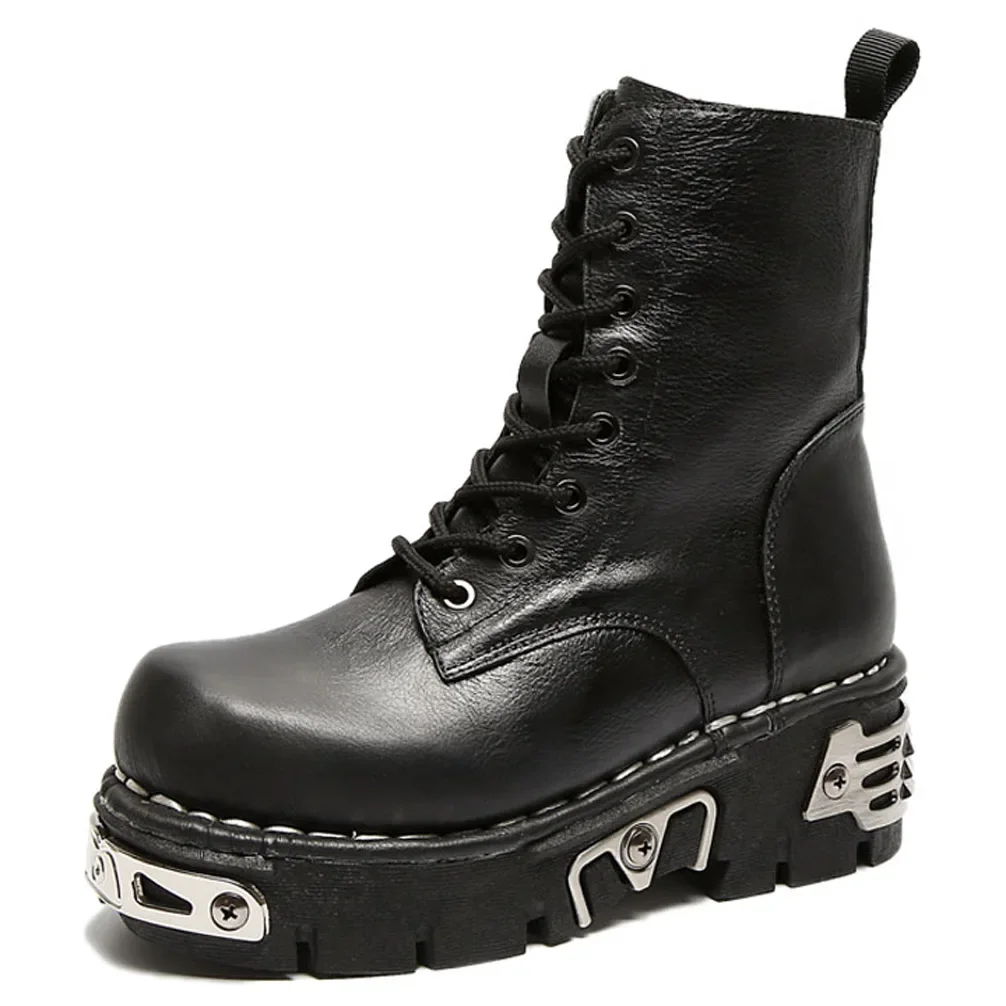 Nuovi Stivali da Moto in Vera  - Mens Fashion Combat Boots recensione e prezzo