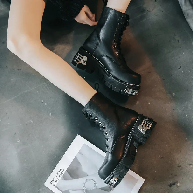Nuovi Stivali da Moto in Vera  - Mens Fashion Combat Boots recensione e prezzo