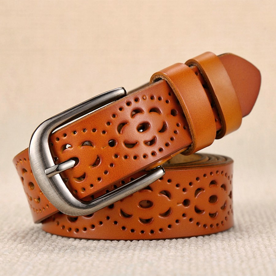 Cintura in pelle da donna NUOV - Leather Belt Braided recensione e prezzo