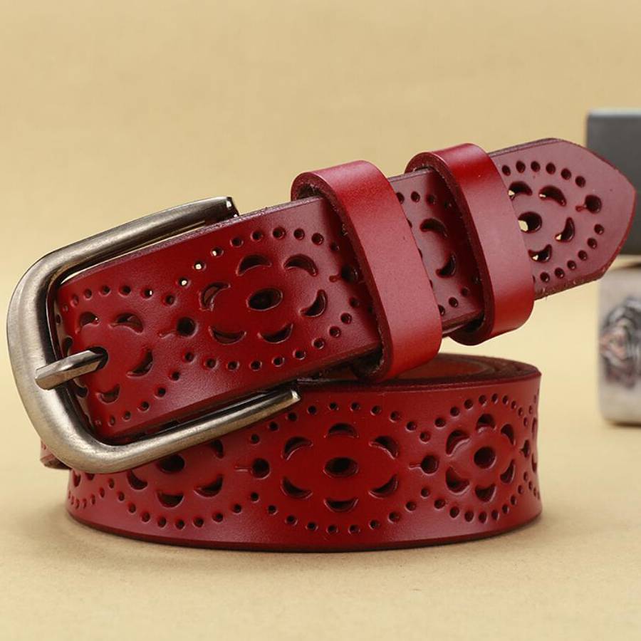 Cintura in pelle da donna NUOV - Leather Belt Braided recensione e prezzo