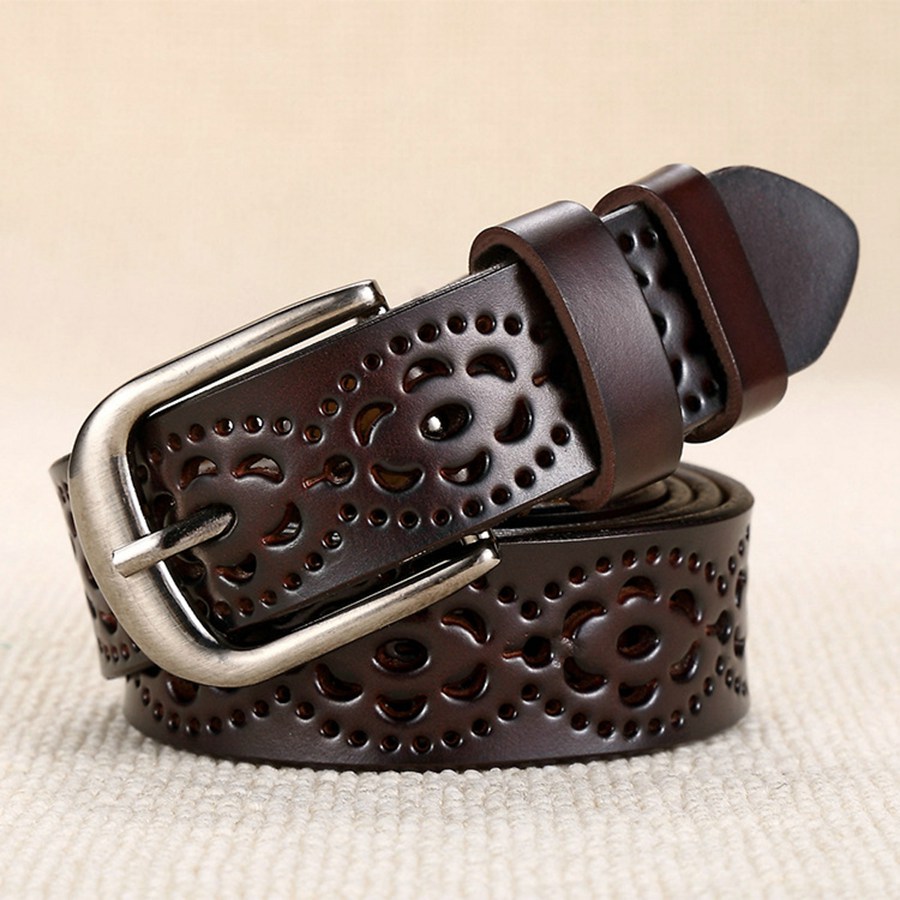 Cintura in pelle da donna NUOV - Leather Belt Braided recensione e prezzo