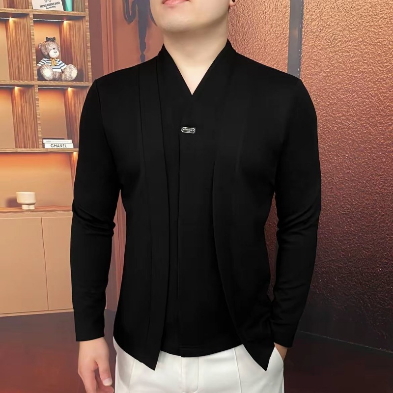Felpa in due pezzi finta di lu - Men'S Tops Fashion recensione e prezzo