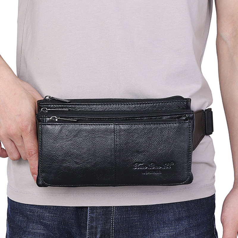 Marsupio da Uomo in Vera Pelle - Leather Belt Braided recensione e prezzo
