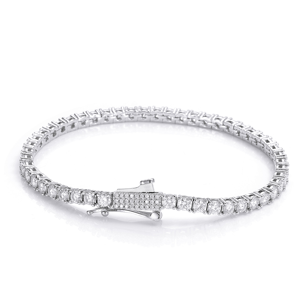 Bracciale Tennis Iced Out da 3 - Men'S Fashion Gold Chain recensione e prezzo