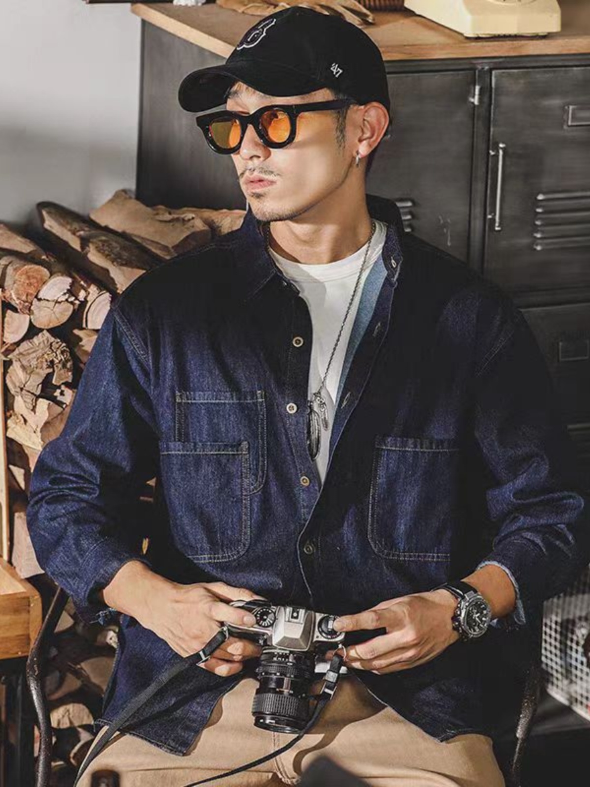 Giacca di jeans retrò american - Mens Fashion Denim Jacket recensione e prezzo