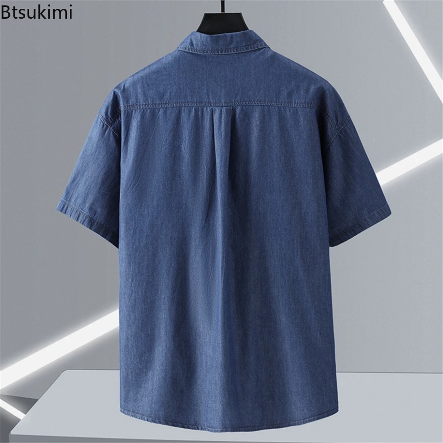 Camicia da uomo in denim di pu - Men'S Fashion For Fat Guys recensione e prezzo