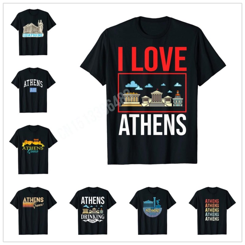 Maglietta con mappa di Atena,  - Men'S Fashion Greece recensione e prezzo