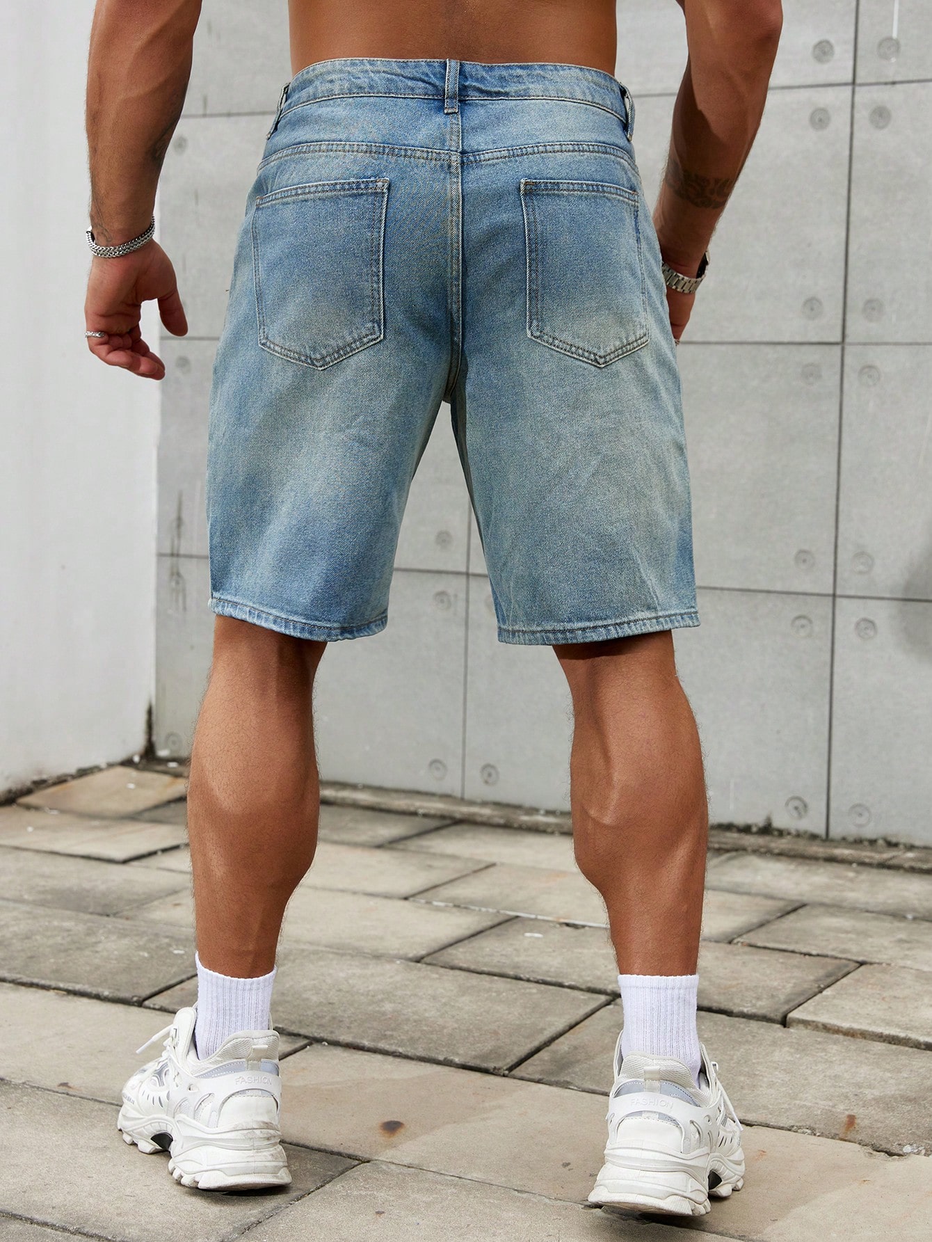 Jeans corti strappati da uomo  - Men'S Fashion Overalls recensione e prezzo