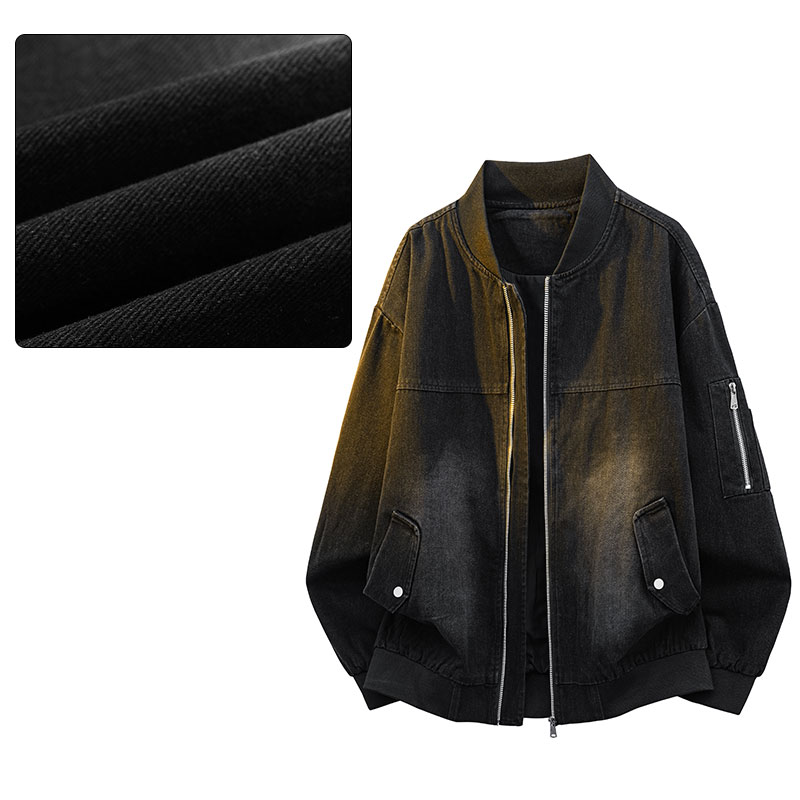 Giacca sportiva autunno-primav - Mens Fashion Denim Jacket recensione e prezzo