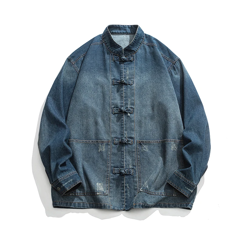 Giacca in Denim Stile Cinese p - Mens Fashion Denim Jacket recensione e prezzo