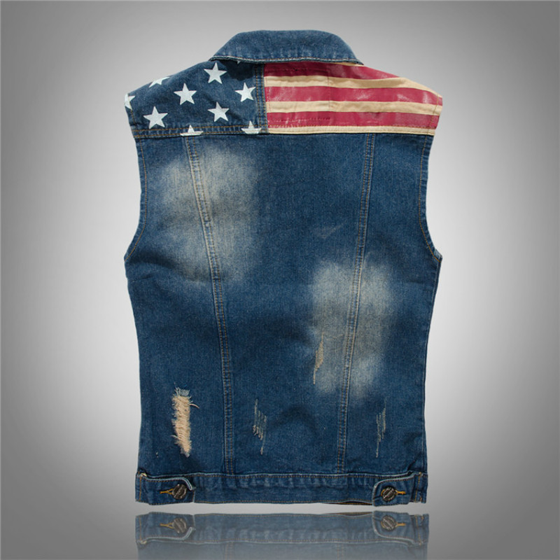 Gilet in Denim da Uomo con Sta - Mens Fashion Denim Jacket recensione e prezzo