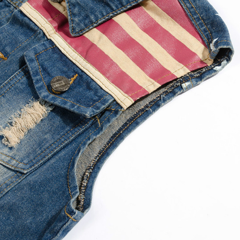 Gilet in Denim da Uomo con Sta - Mens Fashion Denim Jacket recensione e prezzo