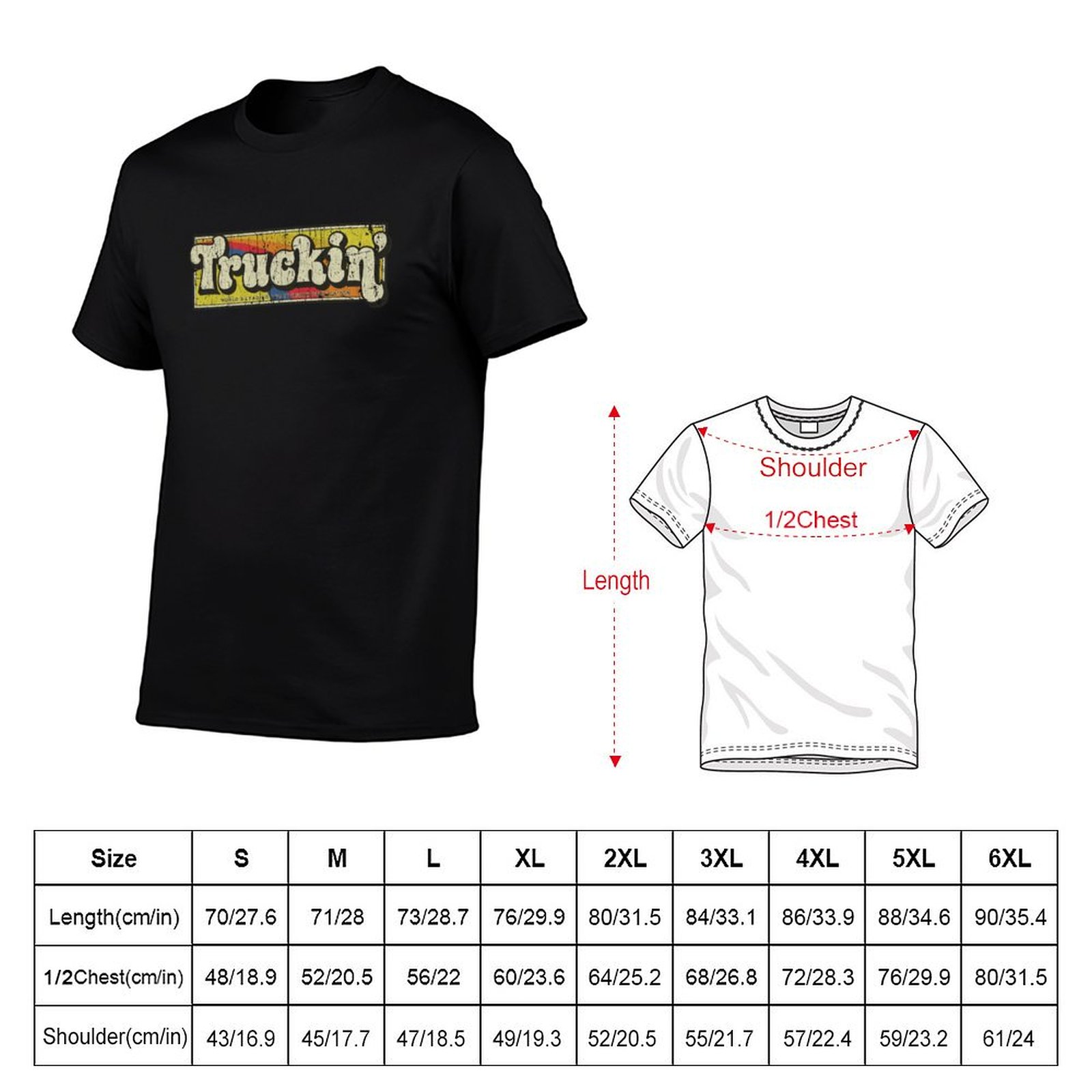 T-shirt Truckin' Magazine 1975 - Mens Fashion Magazines recensione e prezzo