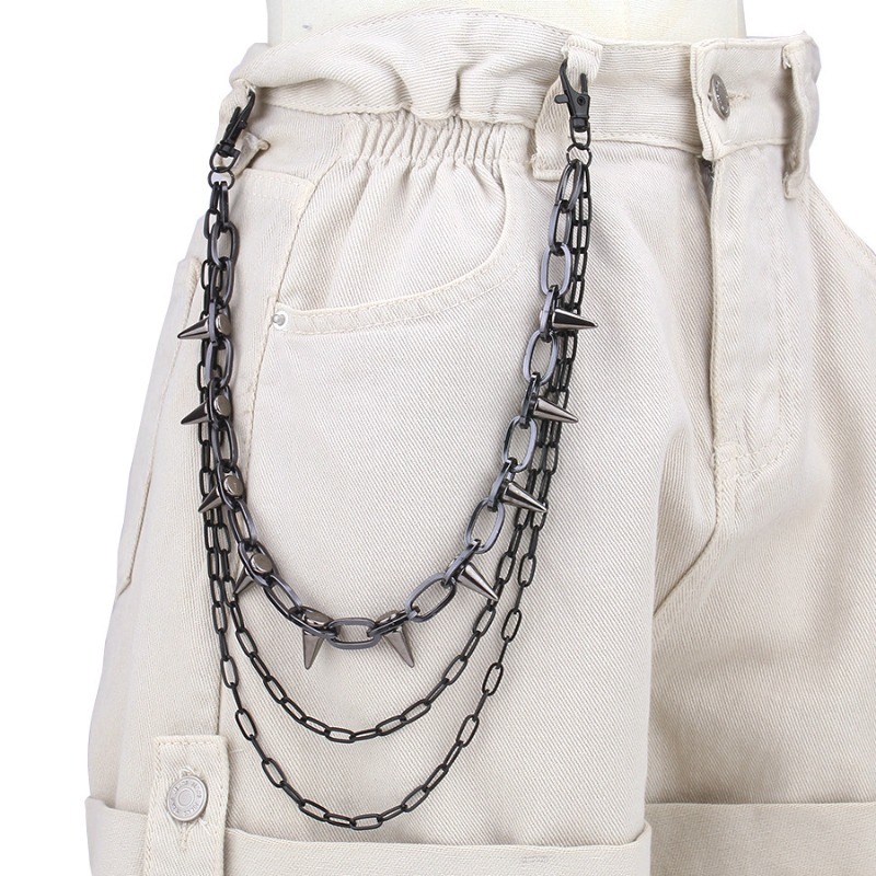 Hip Hop Punk Rock Pantaloni in - Men'S Fashion Overalls recensione e prezzo