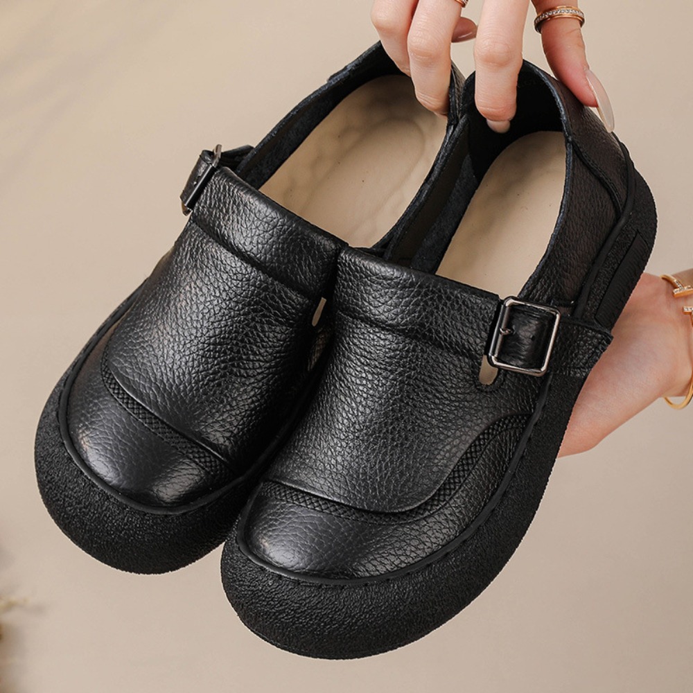 Scarpe singole casual da donna - Leather Belt Braided recensione e prezzo