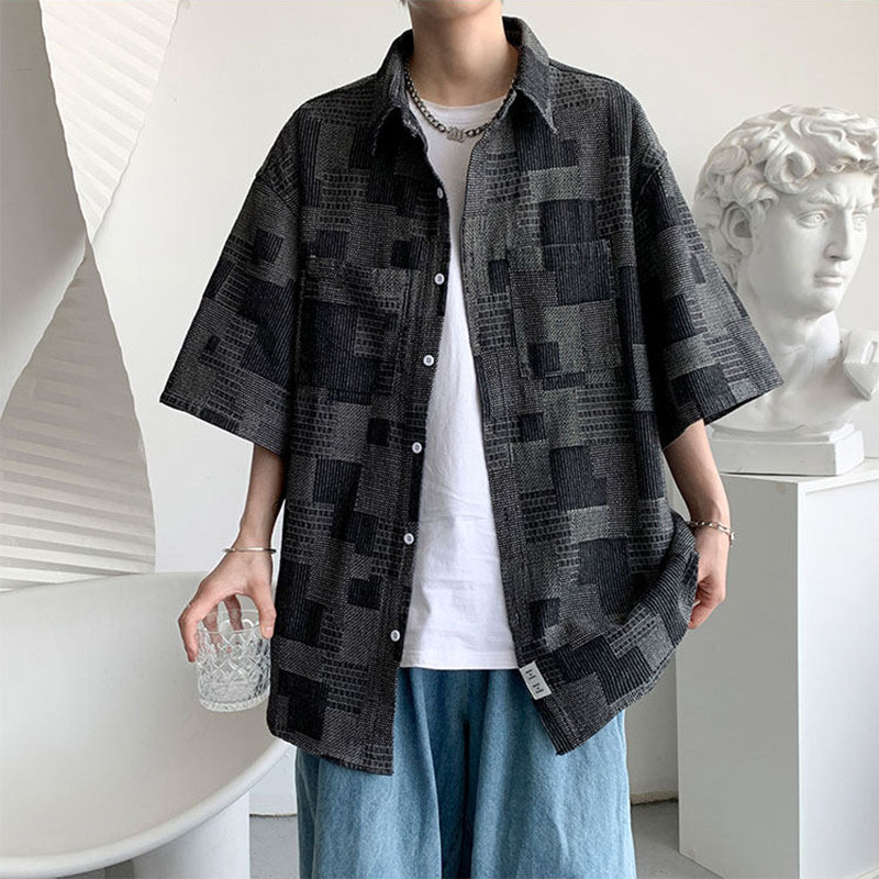 Camicia di jeans a maniche cor - Mens Fashion Denim Jacket recensione e prezzo